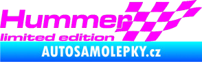 Samolepka Hummer limited edition pravá Fluorescentní růžová