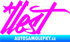 Samolepka Illest 002 Fluorescentní růžová