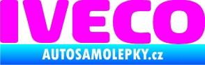 Samolepka Iveco Fluorescentní růžová