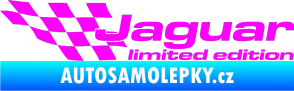 Samolepka Jaguar limited edition levá Fluorescentní růžová