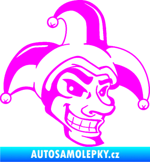 Samolepka Joker 001 pravá Fluorescentní růžová