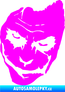 Samolepka Joker 002 levá tvář Fluorescentní růžová