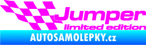 Samolepka Jumper limited edition levá Fluorescentní růžová