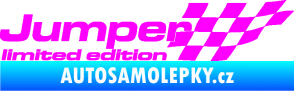 Samolepka Jumper limited edition pravá Fluorescentní růžová