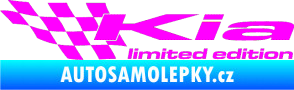 Samolepka Kia limited edition levá Fluorescentní růžová