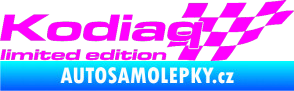 Samolepka Kodiaq limited edition pravá Fluorescentní růžová