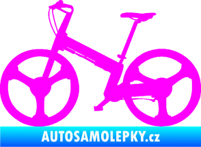 Samolepka Kolo 002 levá Fluorescentní růžová