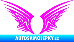 Samolepka Křídla 005 Fluorescentní růžová