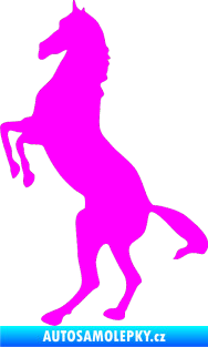 Samolepka Kůň 013 levá na zadních Fluorescentní růžová