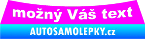 Samolepka Lada 2101 - přední Fluorescentní růžová