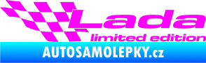 Samolepka Lada limited edition levá Fluorescentní růžová