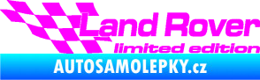 Samolepka Land Rover limited edition levá Fluorescentní růžová