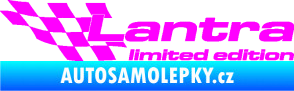 Samolepka Lantra limited edition levá Fluorescentní růžová