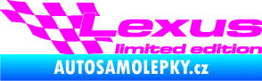 Samolepka Lexus limited edition levá Fluorescentní růžová