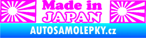 Samolepka Made in Japan 002 Fluorescentní růžová