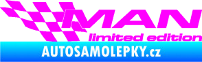 Samolepka MAN limited edition levá Fluorescentní růžová