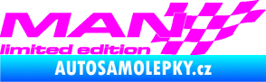 Samolepka MAN limited edition pravá Fluorescentní růžová