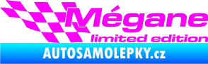 Samolepka Mégane limited edition levá Fluorescentní růžová