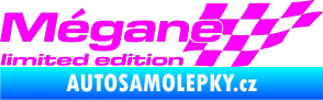 Samolepka Mégane limited edition pravá Fluorescentní růžová