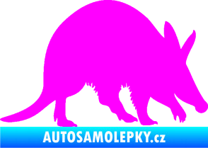 Samolepka Mravenečník 002 pravá Fluorescentní růžová