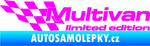 Samolepka Multivan limited edition levá Fluorescentní růžová