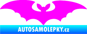 Samolepka Netopýr 006 Fluorescentní růžová