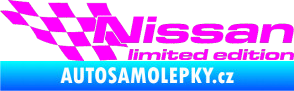 Samolepka Nissan limited edition levá Fluorescentní růžová