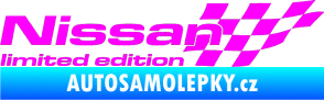 Samolepka Nissan limited edition pravá Fluorescentní růžová