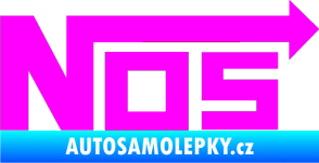 Samolepka NOS Fluorescentní růžová