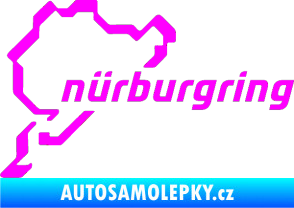 Samolepka Nurburgring Fluorescentní růžová
