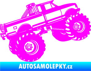Samolepka Off Road 003 pravá Fluorescentní růžová