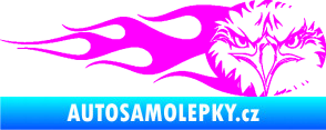 Samolepka Orel 004 pravá Fluorescentní růžová