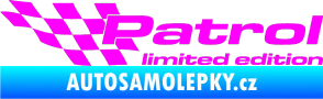 Samolepka Patrol limited edition levá Fluorescentní růžová