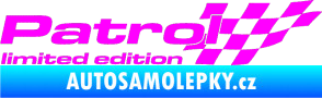 Samolepka Patrol limited edition pravá Fluorescentní růžová