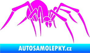 Samolepka Pavouk 002 - pravá Fluorescentní růžová