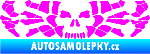 Samolepka Pavouk 017 smrťák Fluorescentní růžová