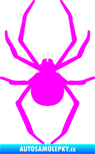 Samolepka Pavouk 021 Fluorescentní růžová