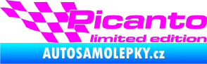 Samolepka Picanto limited edition levá Fluorescentní růžová