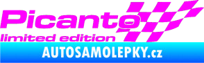 Samolepka Picanto limited edition pravá Fluorescentní růžová