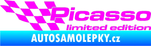 Samolepka Picasso limited edition levá Fluorescentní růžová