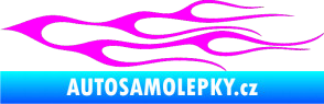 Samolepka Plameny 021 Fluorescentní růžová