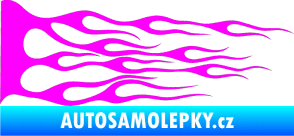 Samolepka Plameny 036 Fluorescentní růžová