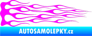 Samolepka Plameny 046 Fluorescentní růžová