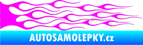 Samolepka Plameny 050 Fluorescentní růžová