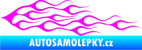 Samolepka Plameny 052 Fluorescentní růžová