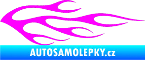 Samolepka Plameny 058 Fluorescentní růžová