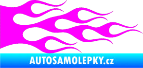 Samolepka Plameny 088 Fluorescentní růžová
