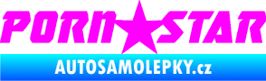 Samolepka Porn star  Fluorescentní růžová