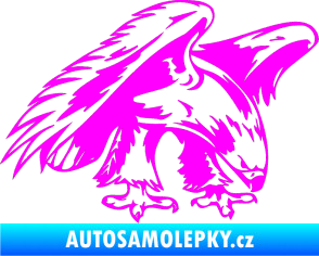 Samolepka Predators 001 pravá orel Fluorescentní růžová