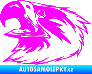 Samolepka Predators 020 levá Fluorescentní růžová